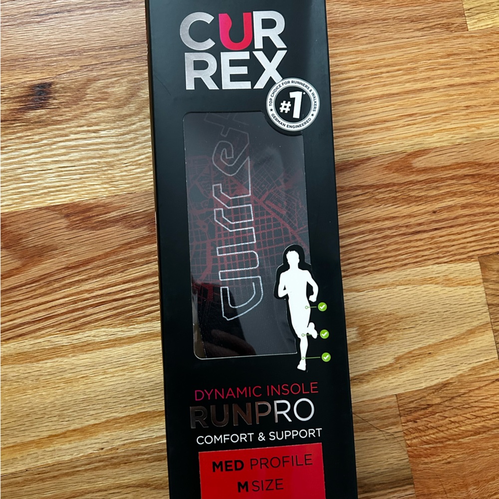 CURREX RunPro Dynamic Insole Medium Profile Size M (men’s 7-8.5/women’s 8.5-10)